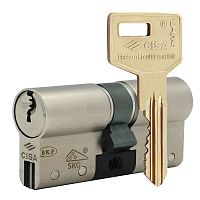 Цилиндр CISA C3000S (модульный) 130 (50*80) никель матовый 3 ключа